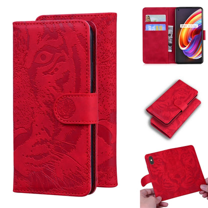 Tiger Embossing Pattern Horizontal Flip Leather Case with Holder & Card Slots & Wallet, For OPPO Realme X7 Pro 5G, For OPPO Reno 5 4G / Reno 5 5G, For OPPO Reno5 K / Find X3 Lite, For OPPO Reno5 Pro 5G