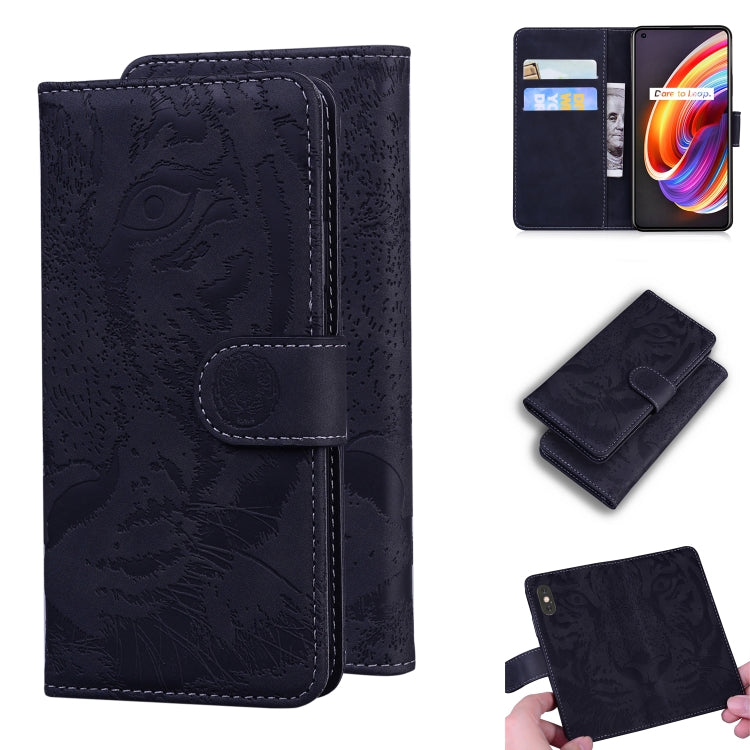 Tiger Embossing Pattern Horizontal Flip Leather Case with Holder & Card Slots & Wallet, For OPPO Realme X7 Pro 5G, For OPPO Reno 5 4G / Reno 5 5G, For OPPO Reno5 K / Find X3 Lite, For OPPO Reno5 Pro 5G