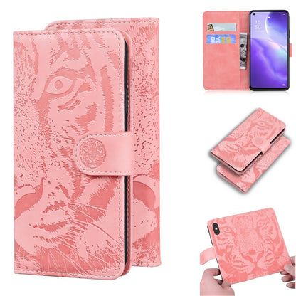 Tiger Embossing Pattern Horizontal Flip Leather Case with Holder & Card Slots & Wallet, For OPPO Realme X7 Pro 5G, For OPPO Reno 5 4G / Reno 5 5G, For OPPO Reno5 K / Find X3 Lite, For OPPO Reno5 Pro 5G