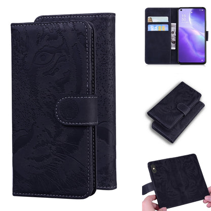 Tiger Embossing Pattern Horizontal Flip Leather Case with Holder & Card Slots & Wallet, For OPPO Realme X7 Pro 5G, For OPPO Reno 5 4G / Reno 5 5G, For OPPO Reno5 K / Find X3 Lite, For OPPO Reno5 Pro 5G