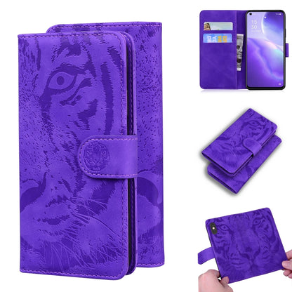 Tiger Embossing Pattern Horizontal Flip Leather Case with Holder & Card Slots & Wallet, For OPPO Realme X7 Pro 5G, For OPPO Reno 5 4G / Reno 5 5G, For OPPO Reno5 K / Find X3 Lite, For OPPO Reno5 Pro 5G