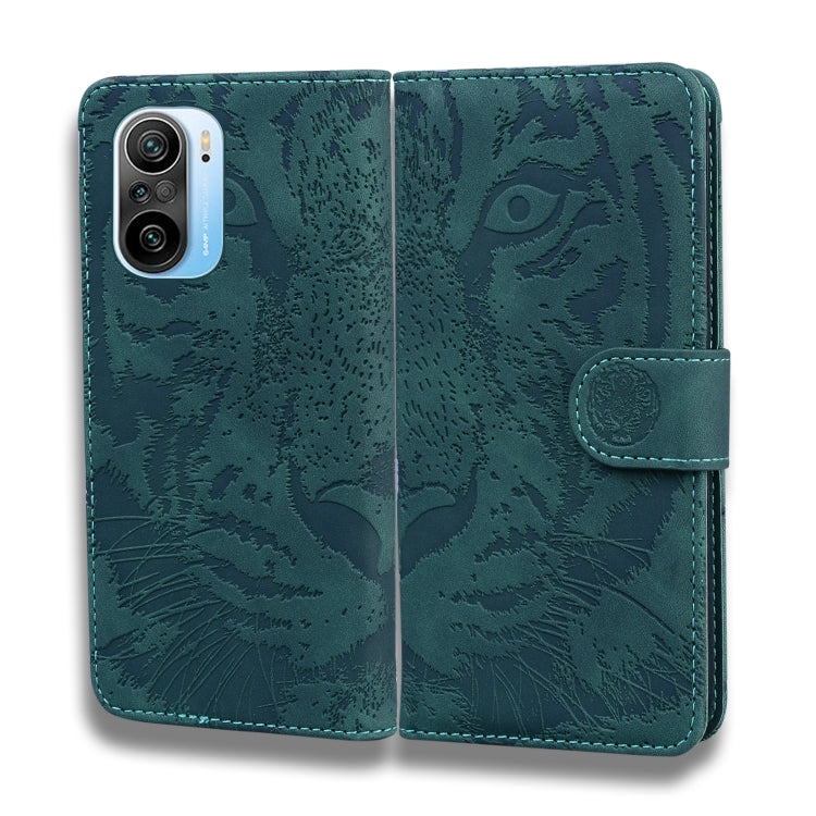 Tiger Embossing Pattern Horizontal Flip Leather Case with Holder & Card Slots & Wallet, For Xiaomi Redmi K40 / K40 Pro / Poco F3, For Samsung Galaxy S21 FE, For Samsung Galaxy Xcover 5, For Xiaomi Mi 11 Lite
