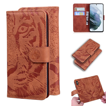 Tiger Embossing Pattern Horizontal Flip Leather Case with Holder & Card Slots & Wallet, For Xiaomi Redmi K40 / K40 Pro / Poco F3, For Samsung Galaxy S21 FE, For Samsung Galaxy Xcover 5, For Xiaomi Mi 11 Lite