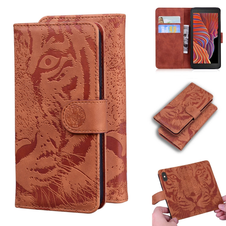 Tiger Embossing Pattern Horizontal Flip Leather Case with Holder & Card Slots & Wallet, For Xiaomi Redmi K40 / K40 Pro / Poco F3, For Samsung Galaxy S21 FE, For Samsung Galaxy Xcover 5, For Xiaomi Mi 11 Lite