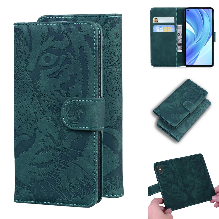 Tiger Embossing Pattern Horizontal Flip Leather Case with Holder & Card Slots & Wallet, For Xiaomi Redmi K40 / K40 Pro / Poco F3, For Samsung Galaxy S21 FE, For Samsung Galaxy Xcover 5, For Xiaomi Mi 11 Lite