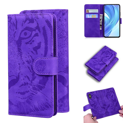Tiger Embossing Pattern Horizontal Flip Leather Case with Holder & Card Slots & Wallet, For Xiaomi Redmi K40 / K40 Pro / Poco F3, For Samsung Galaxy S21 FE, For Samsung Galaxy Xcover 5, For Xiaomi Mi 11 Lite