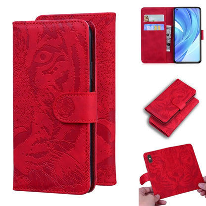 Tiger Embossing Pattern Horizontal Flip Leather Case with Holder & Card Slots & Wallet, For Xiaomi Redmi K40 / K40 Pro / Poco F3, For Samsung Galaxy S21 FE, For Samsung Galaxy Xcover 5, For Xiaomi Mi 11 Lite