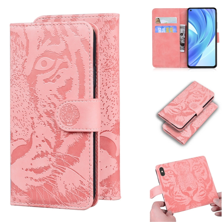 Tiger Embossing Pattern Horizontal Flip Leather Case with Holder & Card Slots & Wallet, For Xiaomi Redmi K40 / K40 Pro / Poco F3, For Samsung Galaxy S21 FE, For Samsung Galaxy Xcover 5, For Xiaomi Mi 11 Lite