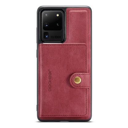 JEEHOOD Retro Magnetic Detachable Protective Case with Wallet & Card Slot & Holder, For Samsung Galaxy S20 Ultra 5G, For Samsung Galaxy Note20 Ultra, For Samsung Galaxy S21 FE