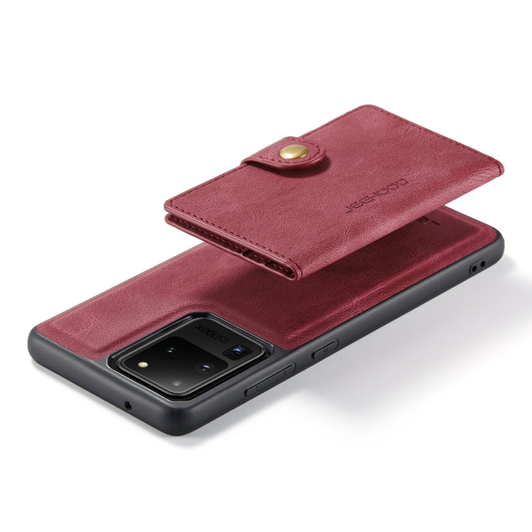 JEEHOOD Retro Magnetic Detachable Protective Case with Wallet & Card Slot & Holder, For Samsung Galaxy S20 Ultra 5G, For Samsung Galaxy Note20 Ultra, For Samsung Galaxy S21 FE