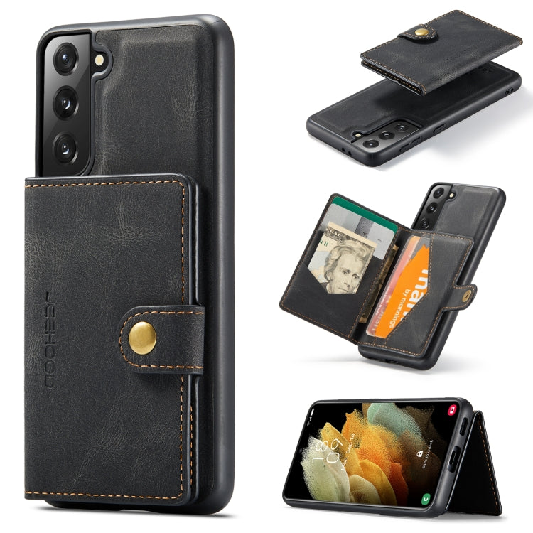 JEEHOOD Retro Magnetic Detachable Protective Case with Wallet & Card Slot & Holder, For Samsung Galaxy S20 Ultra 5G, For Samsung Galaxy Note20 Ultra, For Samsung Galaxy S21 FE