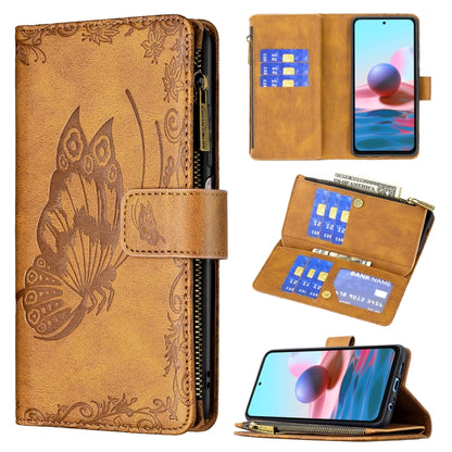 Flying Butterfly Embossing Pattern Zipper Horizontal Flip Leather Case with Holder & Card Slots & Wallet, For Xiaomi Redmi Note 10 4G, For Xiaomi Mi 10T Lite 5G, For Xiaomi Mi 10T Pro 5G, For Xiaomi Mi 11i/Poco F3/Redmi K40, For Xiaomi Poco X3