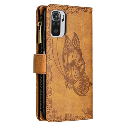 Flying Butterfly Embossing Pattern Zipper Horizontal Flip Leather Case with Holder & Card Slots & Wallet, For Xiaomi Redmi Note 10 4G, For Xiaomi Mi 10T Lite 5G, For Xiaomi Mi 10T Pro 5G, For Xiaomi Mi 11i/Poco F3/Redmi K40, For Xiaomi Poco X3