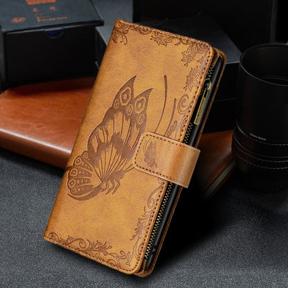 Flying Butterfly Embossing Pattern Zipper Horizontal Flip Leather Case with Holder & Card Slots & Wallet, For Xiaomi Redmi Note 10 4G, For Xiaomi Mi 10T Lite 5G, For Xiaomi Mi 10T Pro 5G, For Xiaomi Mi 11i/Poco F3/Redmi K40, For Xiaomi Poco X3