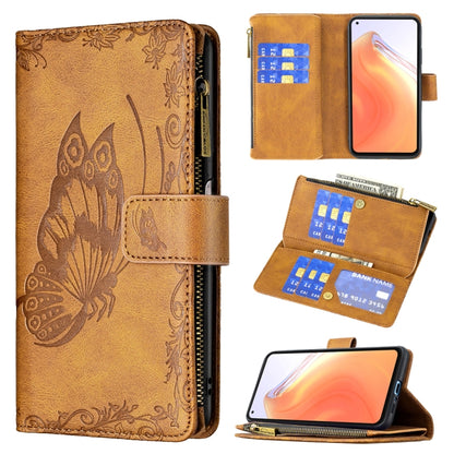 Flying Butterfly Embossing Pattern Zipper Horizontal Flip Leather Case with Holder & Card Slots & Wallet, For Xiaomi Redmi Note 10 4G, For Xiaomi Mi 10T Lite 5G, For Xiaomi Mi 10T Pro 5G, For Xiaomi Mi 11i/Poco F3/Redmi K40, For Xiaomi Poco X3