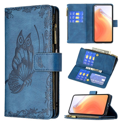 Flying Butterfly Embossing Pattern Zipper Horizontal Flip Leather Case with Holder & Card Slots & Wallet, For Xiaomi Redmi Note 10 4G, For Xiaomi Mi 10T Lite 5G, For Xiaomi Mi 10T Pro 5G, For Xiaomi Mi 11i/Poco F3/Redmi K40, For Xiaomi Poco X3