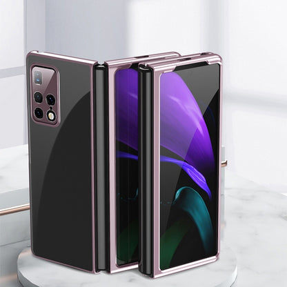 Ultra-thin Electroplated Transparent Folding Case, For Huawei Mate X2, For Xiaomi Mi Mix Fold