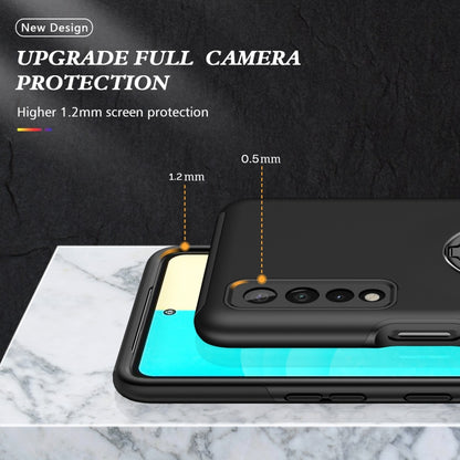 PC + TPU Shockproof Magnetic Protective Case with Invisible Ring Holder, For LG Stylo 7 5G, For Motorola Moto G9 Power, For vivo Y31, For Xiaomi Poco M3, For Xiaomi Redmi Note9 4G