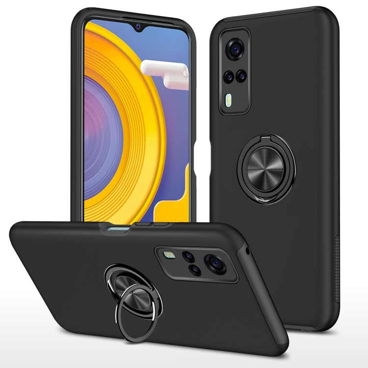 PC + TPU Shockproof Magnetic Protective Case with Invisible Ring Holder, For LG Stylo 7 5G, For Motorola Moto G9 Power, For vivo Y31, For Xiaomi Poco M3, For Xiaomi Redmi Note9 4G