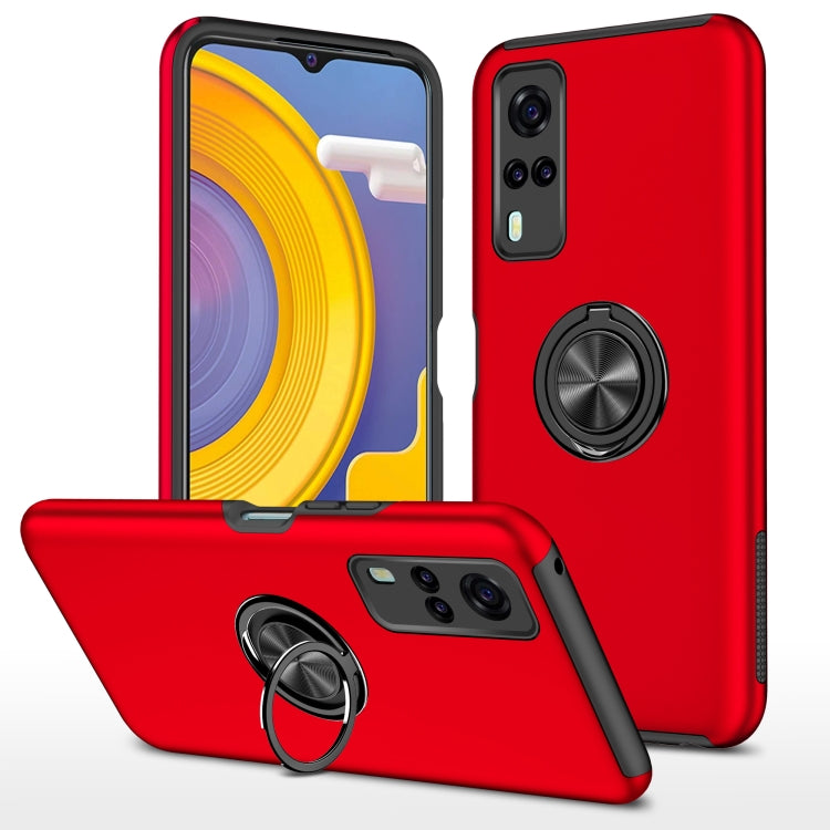 PC + TPU Shockproof Magnetic Protective Case with Invisible Ring Holder, For LG Stylo 7 5G, For Motorola Moto G9 Power, For vivo Y31, For Xiaomi Poco M3, For Xiaomi Redmi Note9 4G
