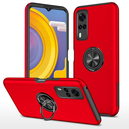 PC + TPU Shockproof Magnetic Protective Case with Invisible Ring Holder, For LG Stylo 7 5G, For Motorola Moto G9 Power, For vivo Y31, For Xiaomi Poco M3, For Xiaomi Redmi Note9 4G