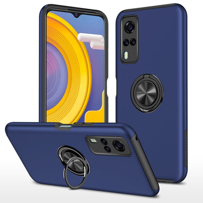 PC + TPU Shockproof Magnetic Protective Case with Invisible Ring Holder, For LG Stylo 7 5G, For Motorola Moto G9 Power, For vivo Y31, For Xiaomi Poco M3, For Xiaomi Redmi Note9 4G