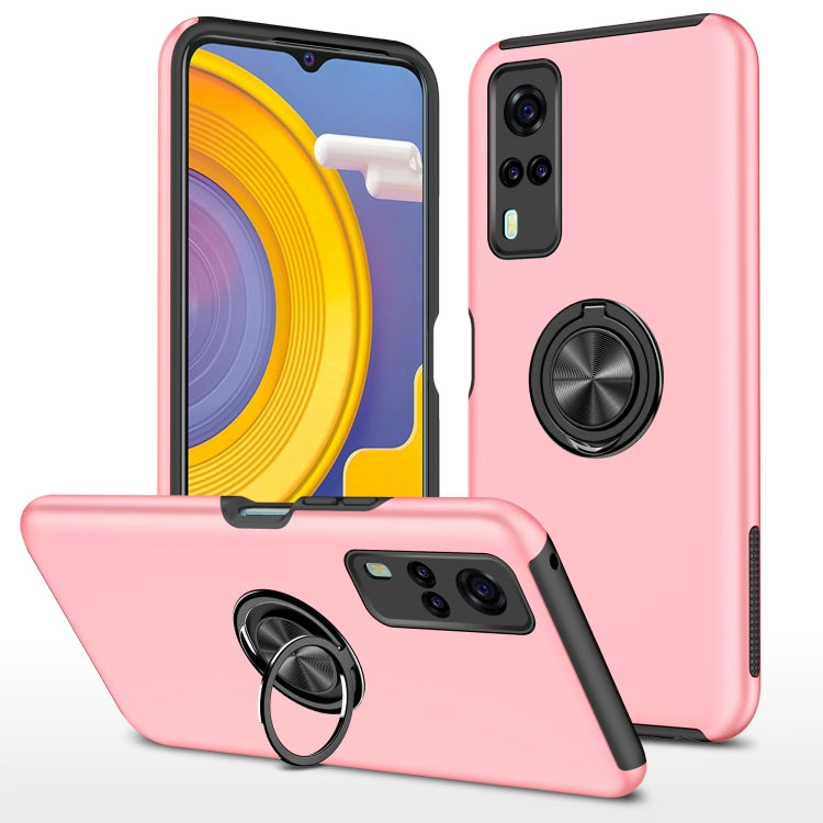 PC + TPU Shockproof Magnetic Protective Case with Invisible Ring Holder, For LG Stylo 7 5G, For Motorola Moto G9 Power, For vivo Y31, For Xiaomi Poco M3, For Xiaomi Redmi Note9 4G