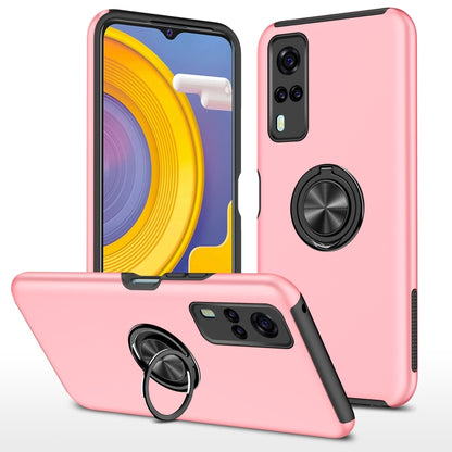 PC + TPU Shockproof Magnetic Protective Case with Invisible Ring Holder, For LG Stylo 7 5G, For Motorola Moto G9 Power, For vivo Y31, For Xiaomi Poco M3, For Xiaomi Redmi Note9 4G