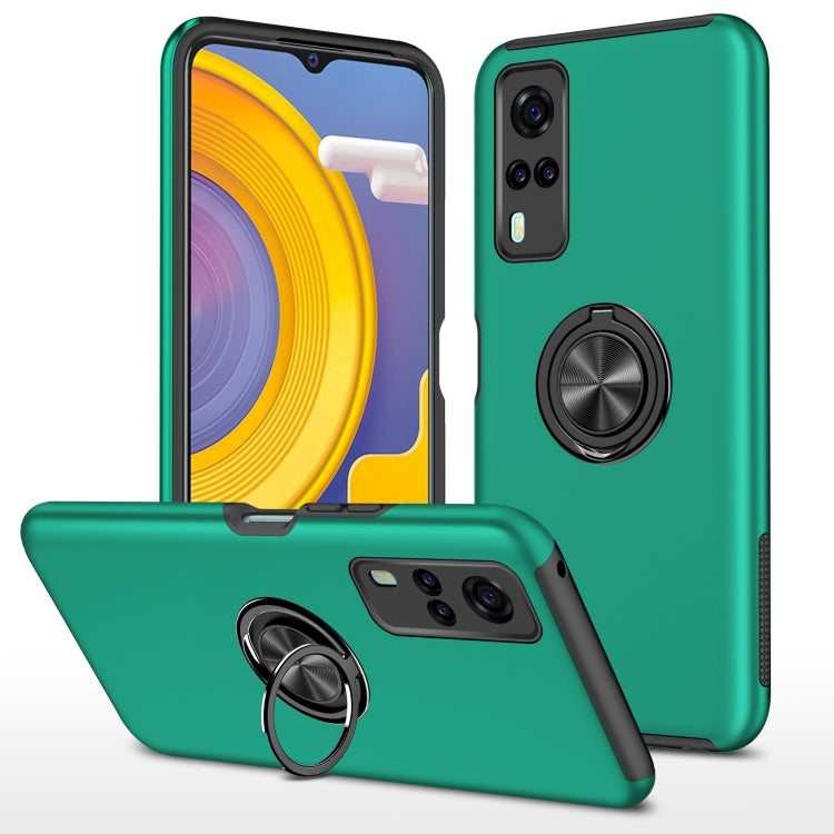 PC + TPU Shockproof Magnetic Protective Case with Invisible Ring Holder, For LG Stylo 7 5G, For Motorola Moto G9 Power, For vivo Y31, For Xiaomi Poco M3, For Xiaomi Redmi Note9 4G