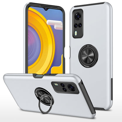 PC + TPU Shockproof Magnetic Protective Case with Invisible Ring Holder, For LG Stylo 7 5G, For Motorola Moto G9 Power, For vivo Y31, For Xiaomi Poco M3, For Xiaomi Redmi Note9 4G