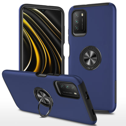 PC + TPU Shockproof Magnetic Protective Case with Invisible Ring Holder, For LG Stylo 7 5G, For Motorola Moto G9 Power, For vivo Y31, For Xiaomi Poco M3, For Xiaomi Redmi Note9 4G