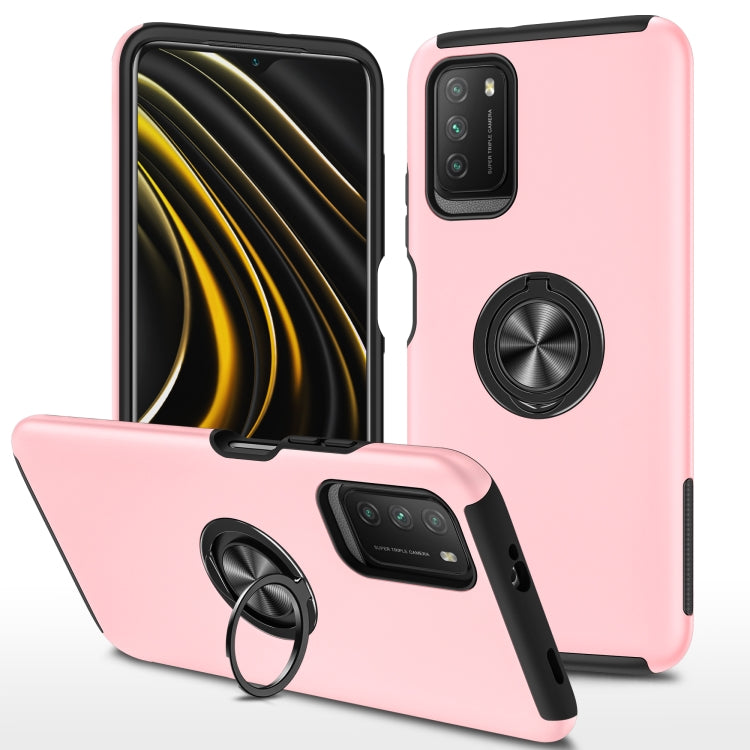 PC + TPU Shockproof Magnetic Protective Case with Invisible Ring Holder, For LG Stylo 7 5G, For Motorola Moto G9 Power, For vivo Y31, For Xiaomi Poco M3, For Xiaomi Redmi Note9 4G