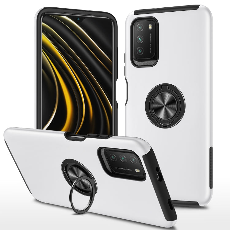 PC + TPU Shockproof Magnetic Protective Case with Invisible Ring Holder, For LG Stylo 7 5G, For Motorola Moto G9 Power, For vivo Y31, For Xiaomi Poco M3, For Xiaomi Redmi Note9 4G