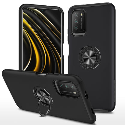 PC + TPU Shockproof Magnetic Protective Case with Invisible Ring Holder, For LG Stylo 7 5G, For Motorola Moto G9 Power, For vivo Y31, For Xiaomi Poco M3, For Xiaomi Redmi Note9 4G