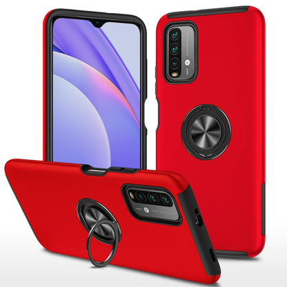 PC + TPU Shockproof Magnetic Protective Case with Invisible Ring Holder, For LG Stylo 7 5G, For Motorola Moto G9 Power, For vivo Y31, For Xiaomi Poco M3, For Xiaomi Redmi Note9 4G