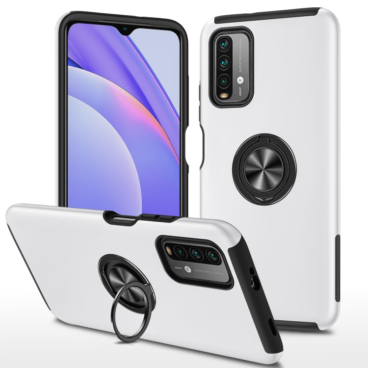 PC + TPU Shockproof Magnetic Protective Case with Invisible Ring Holder, For LG Stylo 7 5G, For Motorola Moto G9 Power, For vivo Y31, For Xiaomi Poco M3, For Xiaomi Redmi Note9 4G