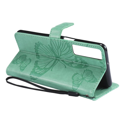 Pressed Printing Butterfly Pattern Horizontal Flip PU Leather Case with Holder & Card Slots & Wallet & Lanyard, For LG Stylo 7 5G / 4G, For OPPO A74 4G / F19 4G, For OPPO A94 5G / F19 Pro / Reno 5F