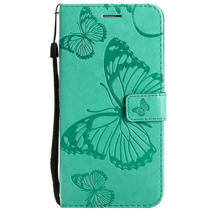 Pressed Printing Butterfly Pattern Horizontal Flip PU Leather Case with Holder & Card Slots & Wallet & Lanyard, For OPPO A93 5G / A74 5G, For OPPO Realme 8 Pro / Realme 8, For OPPO Realme V13