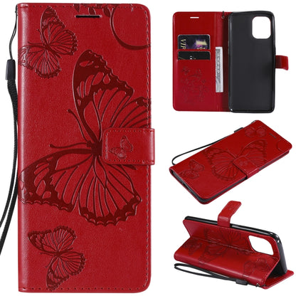 Pressed Printing Butterfly Pattern Horizontal Flip PU Leather Case with Holder & Card Slots & Wallet & Lanyard, For OPPO Reno5 Pro+ 5G / Find X3 Neo, For OPPO Find X3 Pro / Find X3, For Xiaomi Redmi Note 10 4G