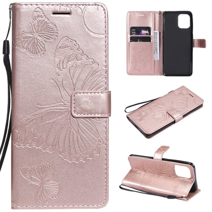 Pressed Printing Butterfly Pattern Horizontal Flip PU Leather Case with Holder & Card Slots & Wallet & Lanyard, For OPPO Reno5 Pro+ 5G / Find X3 Neo, For OPPO Find X3 Pro / Find X3, For Xiaomi Redmi Note 10 4G