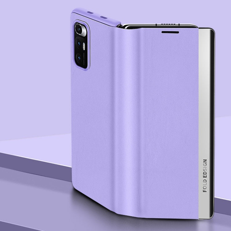 Matte First Layer Cowhide Folding Leather Case, For Xiaomi Mi Mix Fold