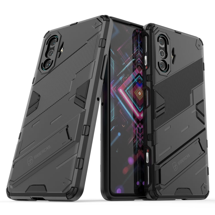 Punk Armor 2 in 1 PC + TPU Shockproof Case with Invisible Holder, For vivo V21, For Xiaomi Redmi K40 Gaming, For Honor Play 5T