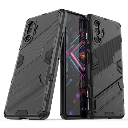 Punk Armor 2 in 1 PC + TPU Shockproof Case with Invisible Holder, For vivo V21, For Xiaomi Redmi K40 Gaming, For Honor Play 5T