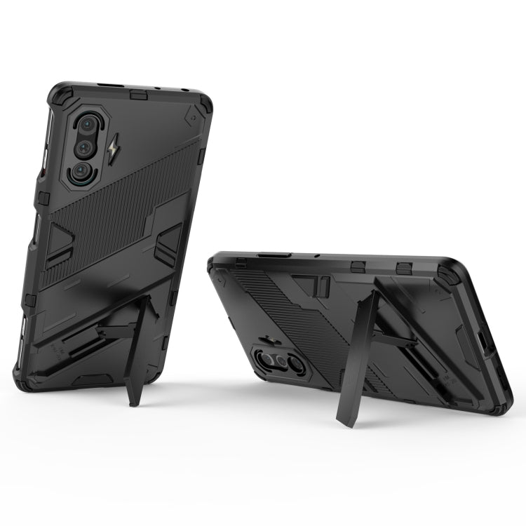 Punk Armor 2 in 1 PC + TPU Shockproof Case with Invisible Holder, For vivo V21, For Xiaomi Redmi K40 Gaming, For Honor Play 5T