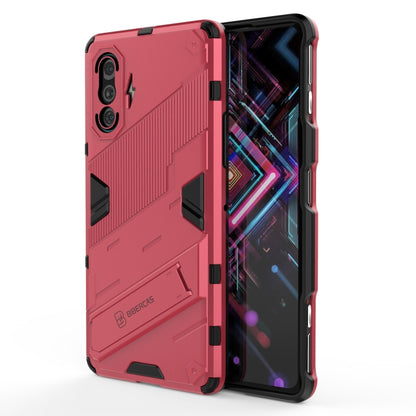 Punk Armor 2 in 1 PC + TPU Shockproof Case with Invisible Holder, For vivo V21, For Xiaomi Redmi K40 Gaming, For Honor Play 5T