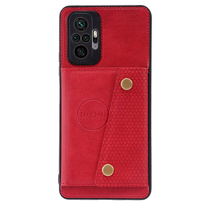 Double Buckle PU + TPU Shockproof Magnetic Protective Case with Card Slot & Holder, For Xiaomi Redmi Note 10 Pro Max, For Xiaomi Mi 11 Ultra, For Xiaomi Mi 11 Pro, For Xiaomi Mi 11 Lite