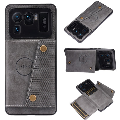 Double Buckle PU + TPU Shockproof Magnetic Protective Case with Card Slot & Holder, For Xiaomi Redmi Note 10 Pro Max, For Xiaomi Mi 11 Ultra, For Xiaomi Mi 11 Pro, For Xiaomi Mi 11 Lite