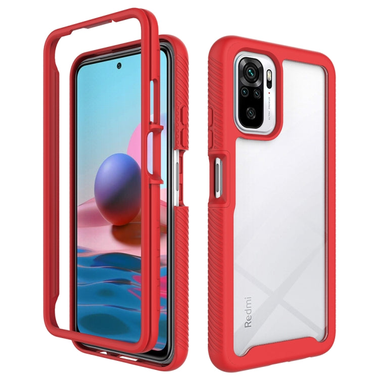 Starry Sky Solid Color Series Shockproof PC + TPU Protective Case, For Xiaomi Redmi Note 10, For Xiaomi Redmi Note 10 Pro