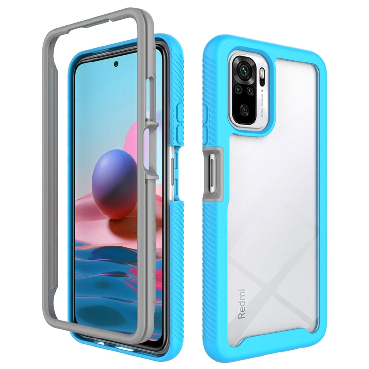 Starry Sky Solid Color Series Shockproof PC + TPU Protective Case, For Xiaomi Redmi Note 10, For Xiaomi Redmi Note 10 Pro