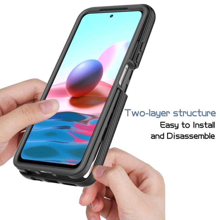 Starry Sky Solid Color Series Shockproof PC + TPU Protective Case, For Xiaomi Redmi Note 10, For Xiaomi Redmi Note 10 Pro